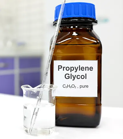 Propylene glycol ratios